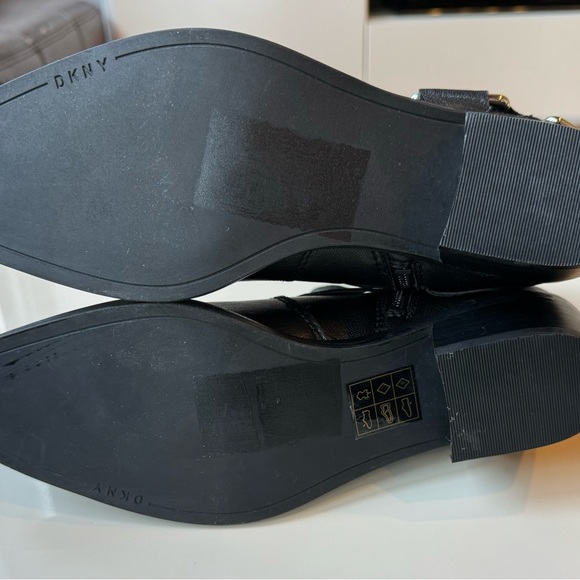 DKNY Mina Black Leather boots - Size 6.5 NEW! - Picture 12 of 13